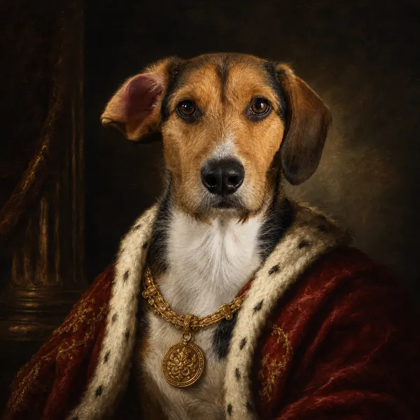 Royal portrait style